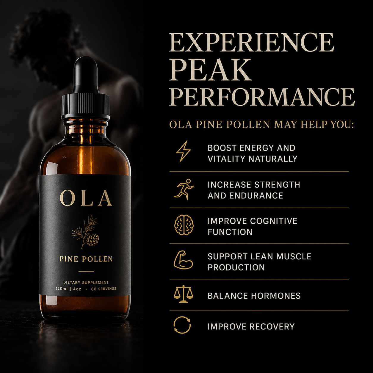 Ola Pine Pollen — Daily T-Support Drops