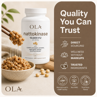 Most Nattokinase Is Too Weak to Do Anything. Ours Is 10,000 FU.