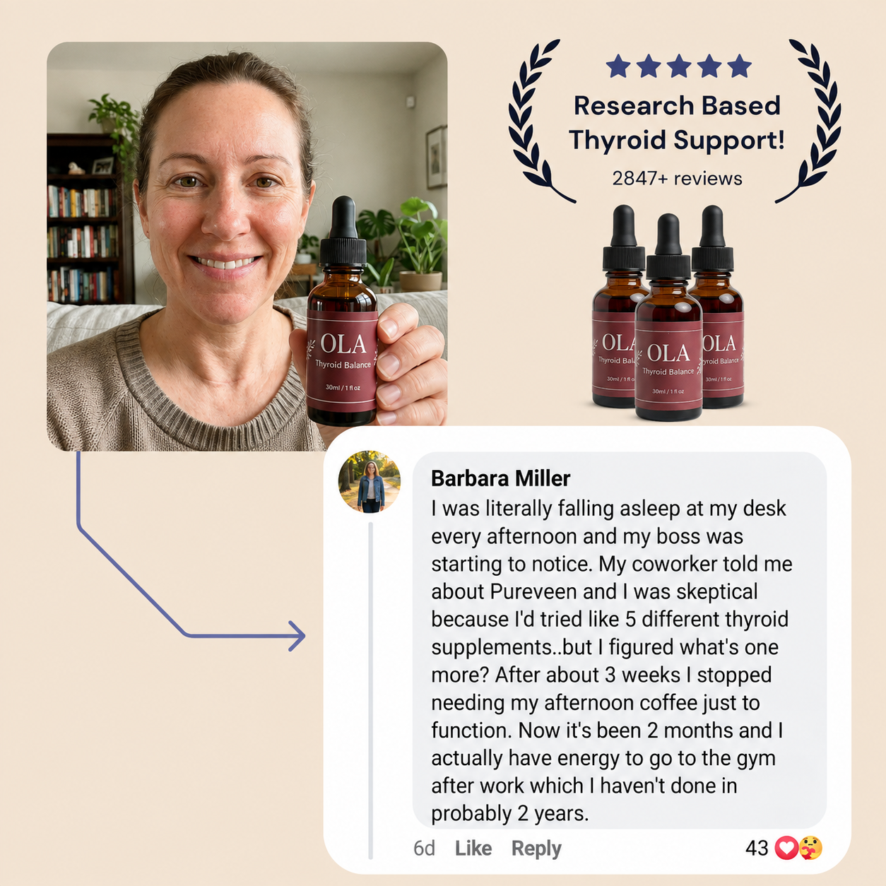 Ola Thyroid Balance — Daily Support Drops