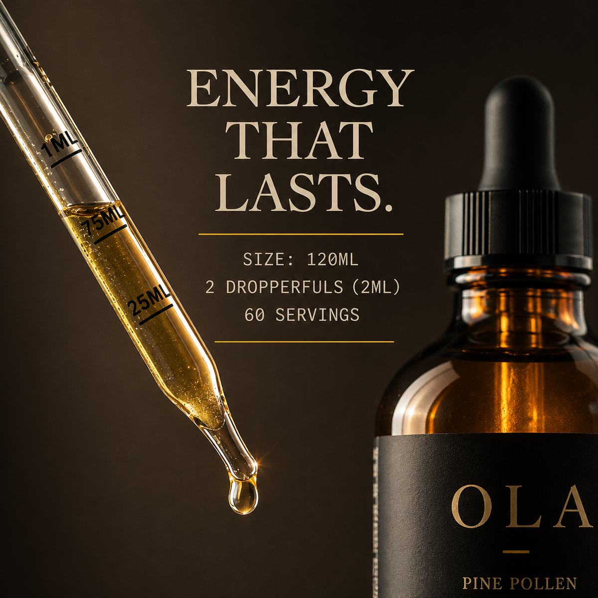 Ola Pine Pollen — Daily T-Support Drops