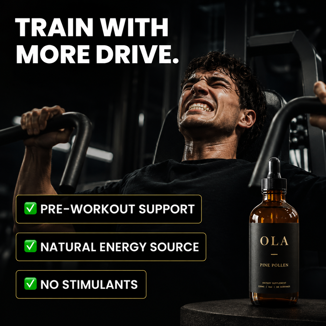 Ola Pine Pollen — Daily T-Support Drops